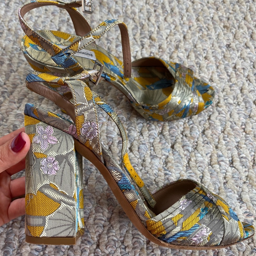 Floral Print Tabitha Simmons Sandals